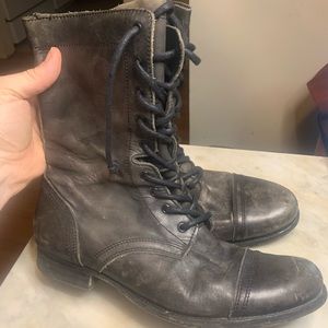 Vintage leather all saints boots